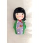 Boneca Japonesa cofre  De Resina 17 cm